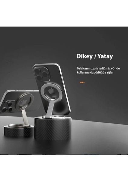 Mini Çok güçlü katlanır telefon tutucu araç masa araba yer kaplamayan magsafe tüm telefonlara uyumlu