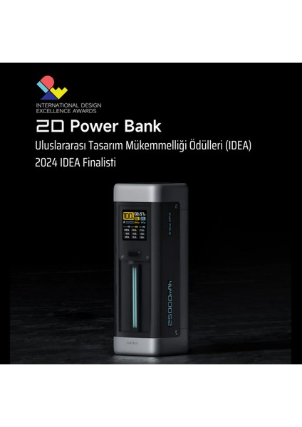 20 Powerbank 25000 Mah 210 W Pd3.1 Süper Hızlı Şarj | 3 Port Tft Ekranlı Laptop, Macbook, Iphone, Samsung Uyumlu fiyatları