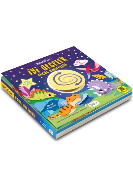 Işıklı Kitap 3 Boyutlu Pop-Up Kitap - İyi Geceler Küçük Dınozorlar (Gece Lambası + Şarj Edilebilir Led Işık) fiyatları