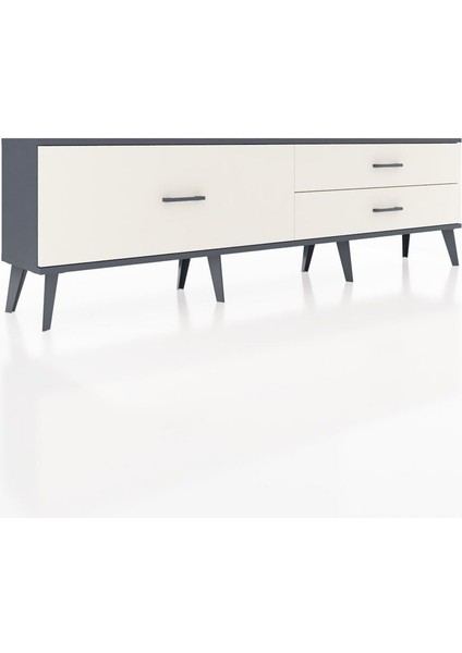 Arges Tv Ünitesi 3 Çekmeceli 176X30X51 Antrasit-Antrasit/aytaşı fiyatları