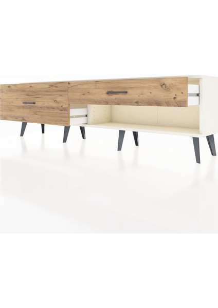 Arges Tv Ünitesi 2 Çekmeceli 176X30X51 Aytaşı-Aytaşı/çam fırsatları