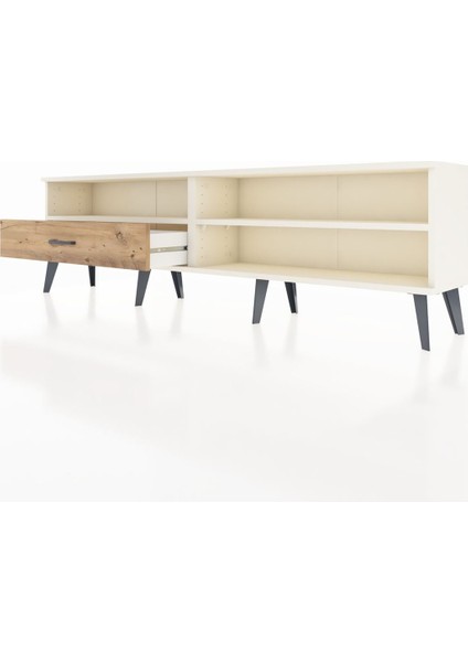 Arges Tv Ünitesi 2 Raflı Tek Çekmeceli 176X30X51 Aytaşı-Aytaşı/çam fırsatları