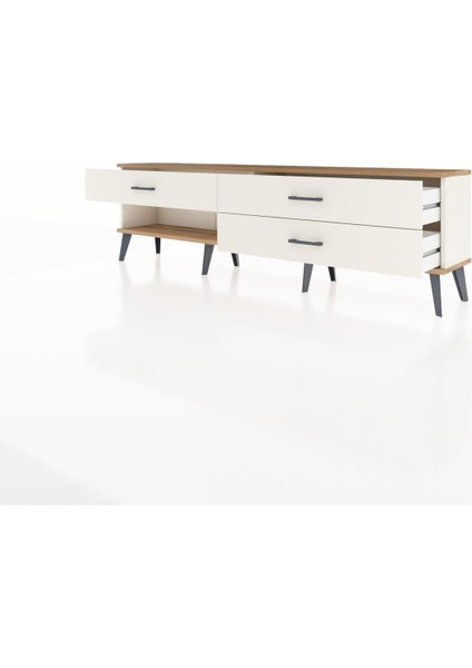 Arges Tv Ünitesi 3 Çekmeceli 176X30X51 Aytaşı-Çam/aytaşı modelleri