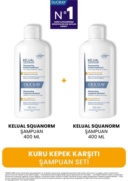 Kuru Kepek Karşıtı Şampuan Seti 2'li Set