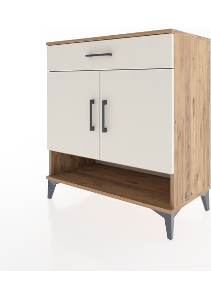 Hyperion Şifonyer Tek Raflı Tek Çekmeceli 2 Kapaklı 88X44X96 Çam-Aytaşı modelleri