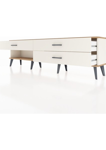 Arges Tv Ünitesi 3 Çekmeceli 176X30X51 Aytaşı-Çam/aytaşı fırsatları