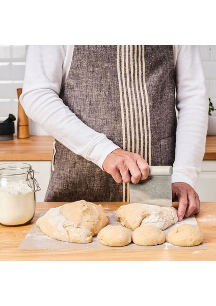 304 Paslanmaz Çelik Hamur Kesme Spatulası 15X12 cm – Esneme Yapmaz Dayanıklı Hamur Bölücü Metal Spatula modelleri