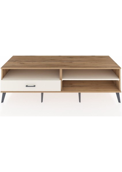 Kronos Tv Ünitesi 2 Raflı Tek Çekmeceli 176X59X51 Çam-Aytaşı/aytaşı
