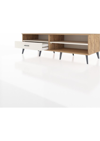 Kronos Tv Ünitesi 2 Raflı Tek Çekmeceli 176X59X51 Çam-Aytaşı/aytaşı modelleri