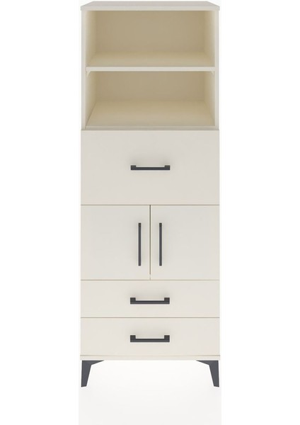 Hyperion Dolap 3 Raflı 3 Çekmeceli 2 Kapaklı 60X44X163 Aytaşı-Aytaşı