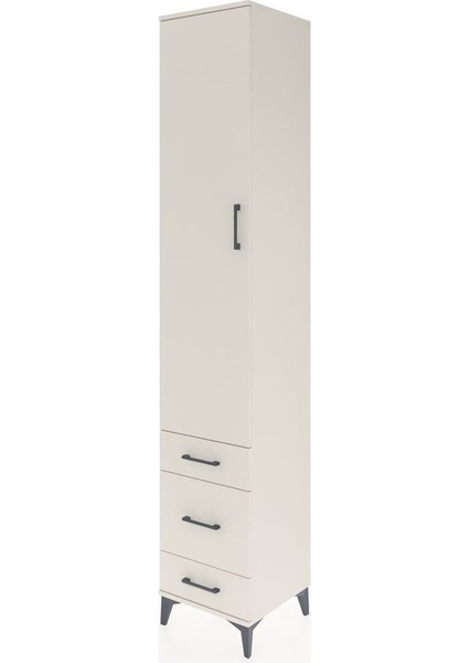 Hyperion Dolap 5 Raflı 3 Çekmeceli Tek Kapaklı 44X44X243 Aytaşı-Aytaşı modelleri