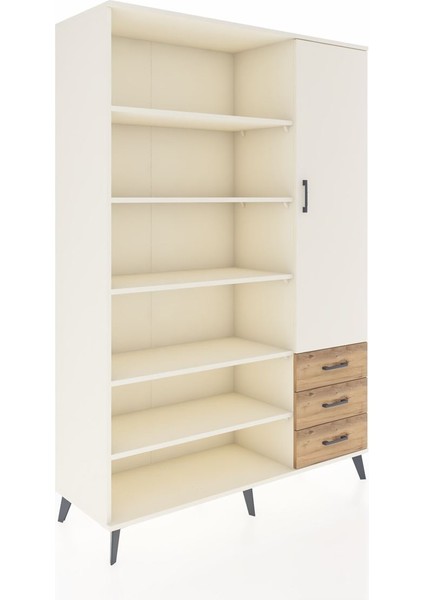 Hyperion Dolap 9 Raflı 3 Çekmeceli Tek Kapaklı 132X44X195 Aytaşı-Aytaşı/çam fiyatları