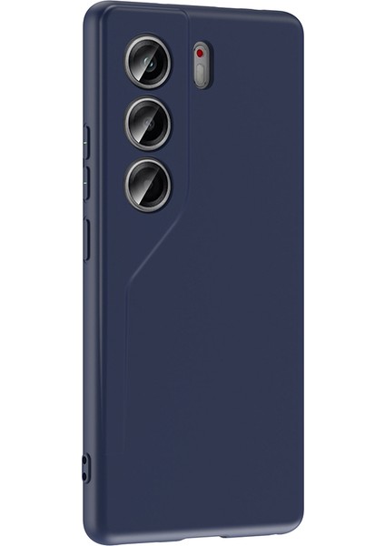 Tecno Camon 40 Pro Kılıf Rns Mara Lansman Kapak - Lacivert