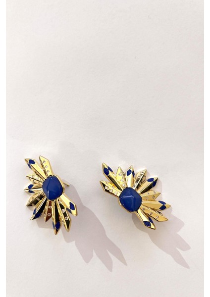 Gold Detaylı Yarım Mızrak Küpe fırsatları