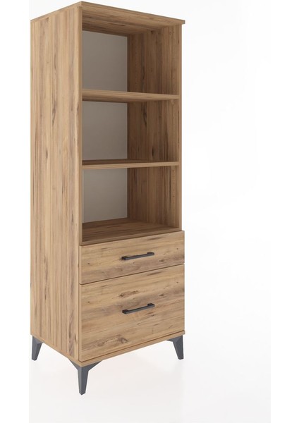 Hyperion Dolap 3 Raflı 2 Çekmeceli 60X44X163 Çam-Çam fiyatları