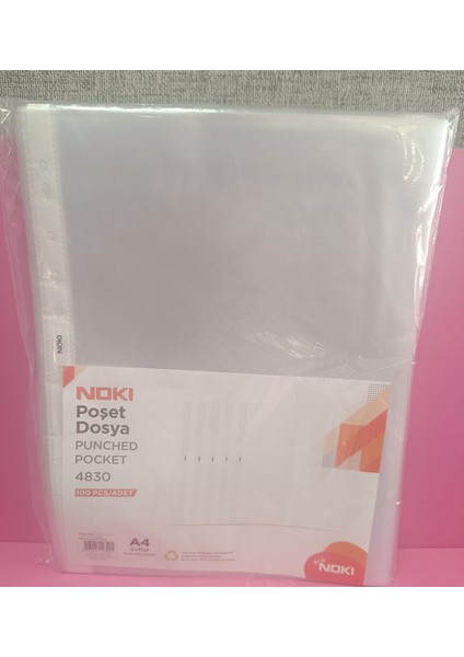 Poşet Dosya 100 'lü 5 Paket (A4 Boyutunda)