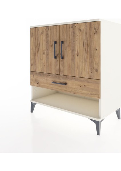 Hyperion Şifonyer Tek Raflı Tek Çekmeceli 2 Kapaklı 88X44X96 Aytaşı-Çam modelleri