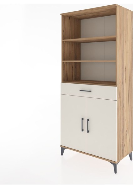 Hyperion Dolap 4 Raflı Tek Çekmeceli 2 Kapaklı 88X44X195 Çam-Aytaşı modelleri