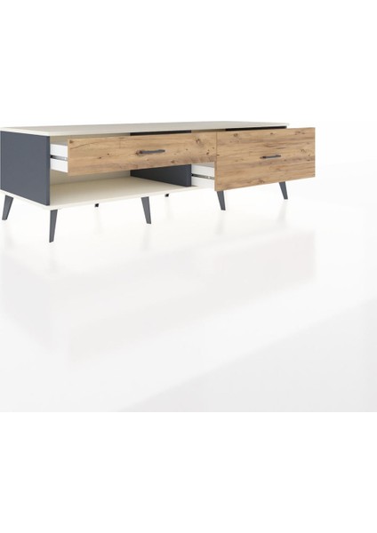 Kronos Tv Ünitesi 2 Çekmeceli 176X59X51 Antrasit-Aytaşı/çam indirimleri