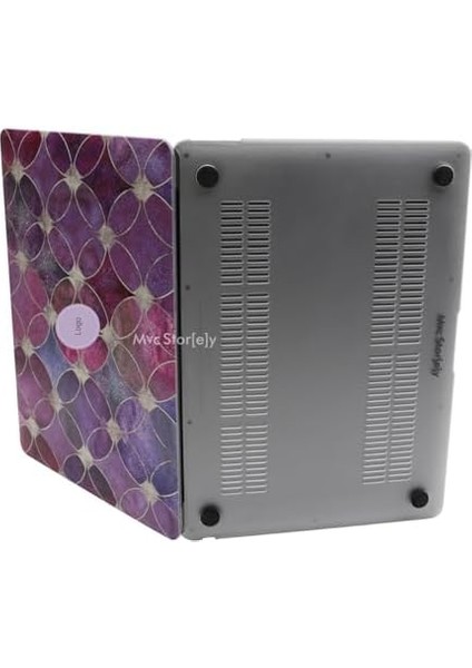 Pro Kılıf 16 Inç FLOWER04 (Touchbarlı 2019 Yılı Üretimi) A2141 ile Uyumlu Açık Pembe modelleri