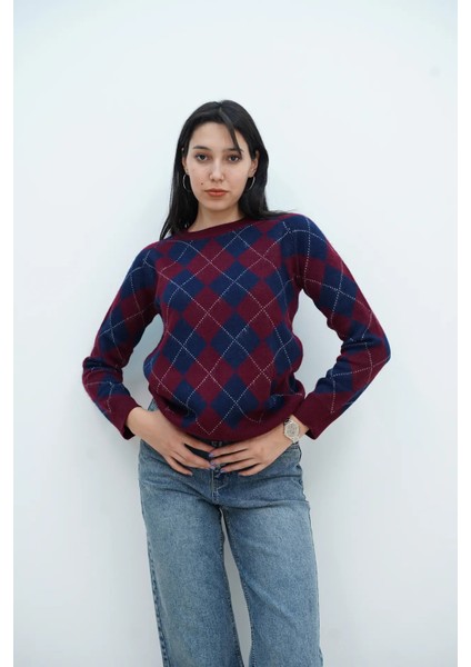 Baklava Desen Kazak modelleri