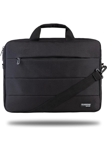 Romeo Serisi TL2000 15.6 Inch Uyumlu Su Geçirmez Kumaş, Notebook, Laptop, El Çantası- Siyah