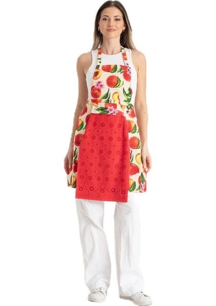 Kırmızı Havlulu Su Geçirmez Mutfak Önlüğü, Yetişkinler Için Önlük, Erkekler Kadınlar Için Pişirme Önlükleri, Barbekü Önlükleri Ev, Restoran, El Sanatları, Bahçe, Barbekü, Okul