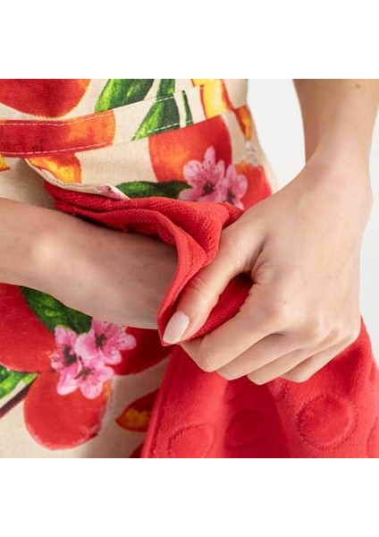 Kırmızı Havlulu Su Geçirmez Mutfak Önlüğü, Yetişkinler Için Önlük, Erkekler Kadınlar Için Pişirme Önlükleri, Barbekü Önlükleri Ev, Restoran, El Sanatları, Bahçe, Barbekü, Okul fiyatları