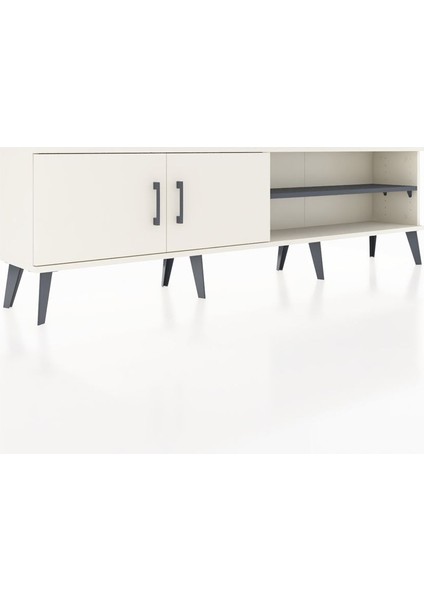 Arges Tv Ünitesi 2 Raflı 2 Kapaklı 176X30X51 Aytaşı-Aytaşı/antrasit fiyatları