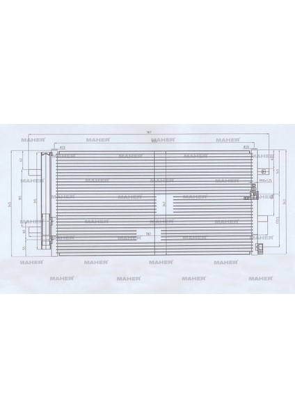 RADYATÖR KLİMA A6 2011-2015 BRAZING 4G0260403A fiyatları