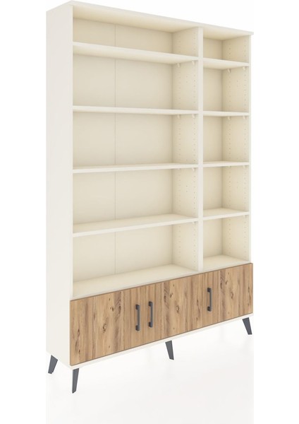 Arges Dolap 10 Raflı 3 Kapaklı 132X30X195 Aytaşı-Çam/aytaşı fiyatları