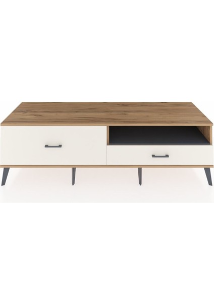 Kronos Tv Ünitesi Tek Raflı 2 Çekmeceli 176X59X51 Çam-Antrasit/aytaşı