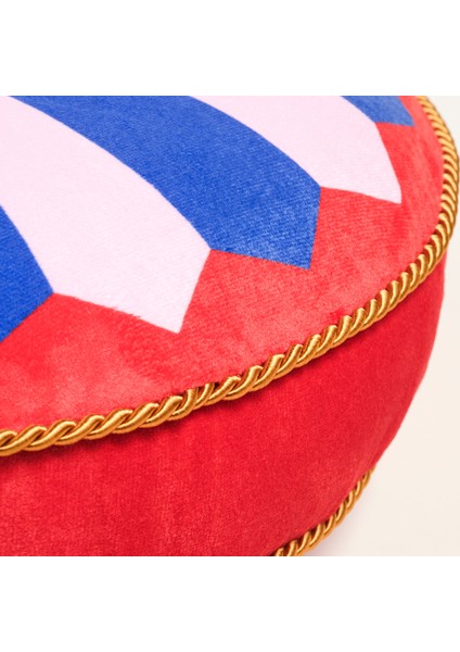 Hansı Dijital Baskılı Polyester Dolgulu Kırlent 40 cm Renkli modelleri