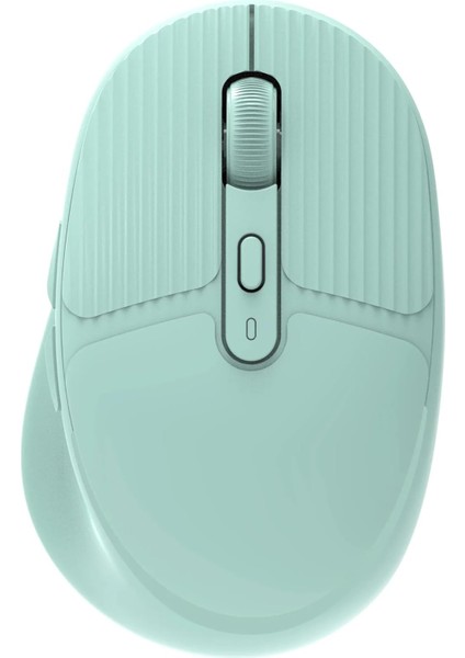 Çift Modlu Bluetooth ve USB Dongle Kablosuz Mouse Dizüstü Bilgisayar ve Pc ile Uyumlu Ayarlanabilir 3 Farklı Dpı, Type-C Şarjlı Ultra Hafif Bilgisayar Faresi Turkuaz (G01 - Turkuaz)