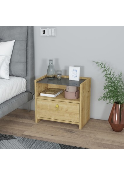 Sane Camlı, Çekmeceli Komodin Safir