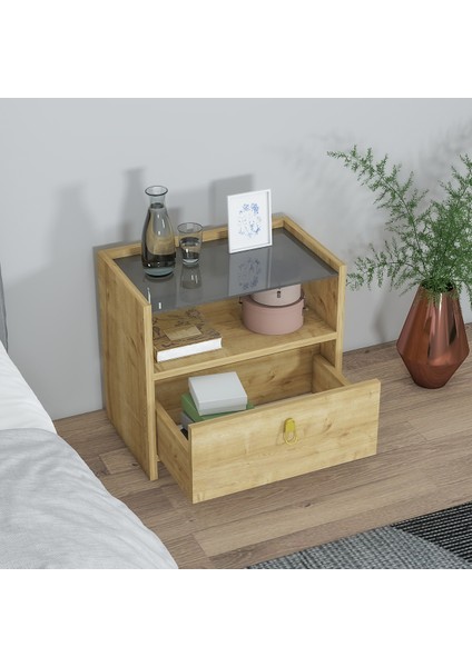 Sane Camlı, Çekmeceli Komodin Safir modelleri