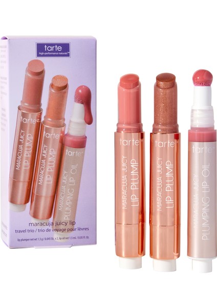Maracuja Juicy Lip Travel Trio - Set 1,3 G + 1,5 ml + 1,5 ml