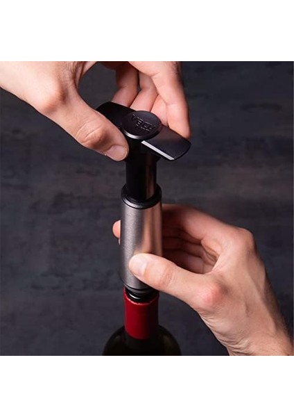 Vin Şarap Paslanmaz Çelik Hediye Kutusu - Şarabınızı Taze ve Keyifli Tutun - Açılmış Şişelerinizin Kalitesini Koruyun - Lüks Şarap Aksesuarı fiyatları