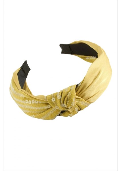 Buğz Fiyong Pullu Desenli Taç