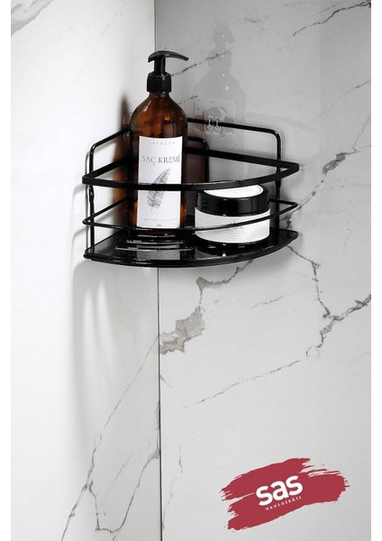 Haus Yapışkanlı Ömür Boyu Paslanmaz Ayarlanabilir Raf Düzenleyici Şampuanlık Lk-01 Ss