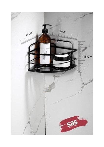 Haus Yapışkanlı Ömür Boyu Paslanmaz Ayarlanabilir Raf Düzenleyici Şampuanlık Lk-01 Ss fiyatları