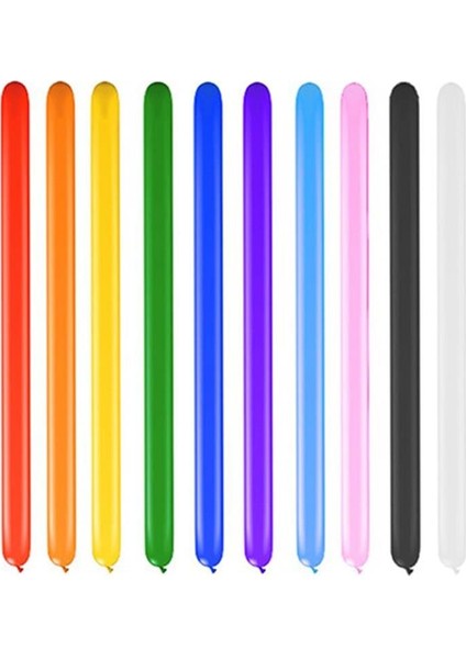 Kika Sosis Balon 100'LÜ Karışık