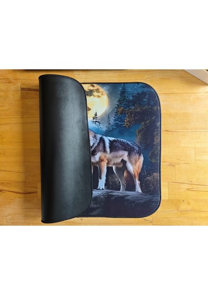 55X45 cm Iki Kurt Kaydırmaz Taban Speed Yüzey Oyuncu Mouse Pad Gaming Pad indirimleri