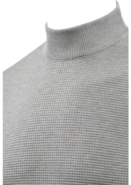 Erkek Yarım Balıkçı Kazak Triko Klasik Kalıp 5240B BGL-ST04856 fırsatları