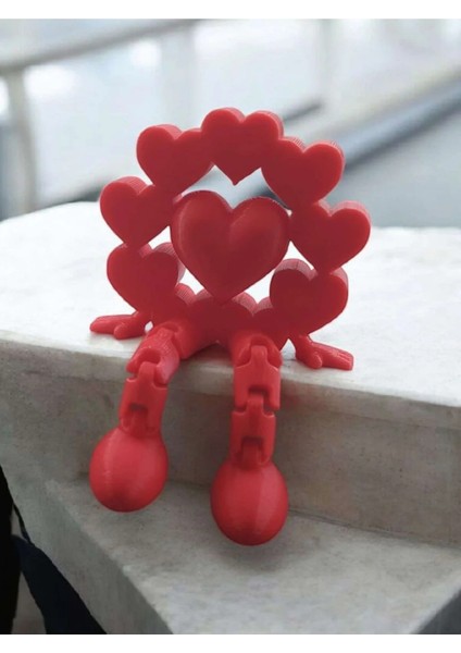 Eklemli Kalp Figürü Aşk Sembolü