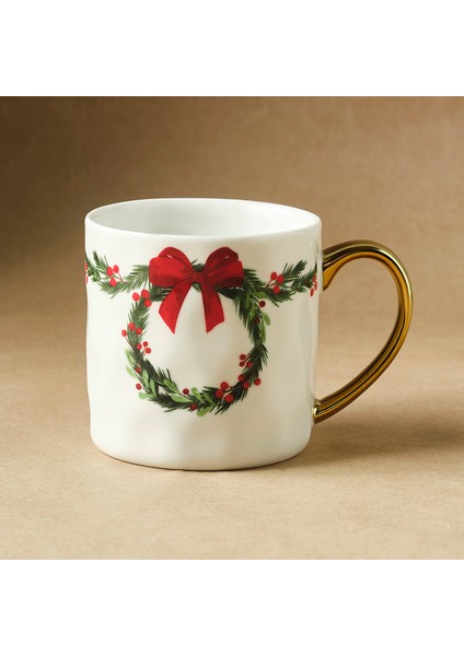 New Year Yılbaşı Çelenk 2 Kişilik Kupa 320 ml modelleri