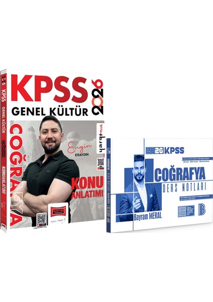2026 Kpss Coğrafya Konu Anlatımı (Engin Eraydın) - 2026 Kpss Coğrafya Ders Notları