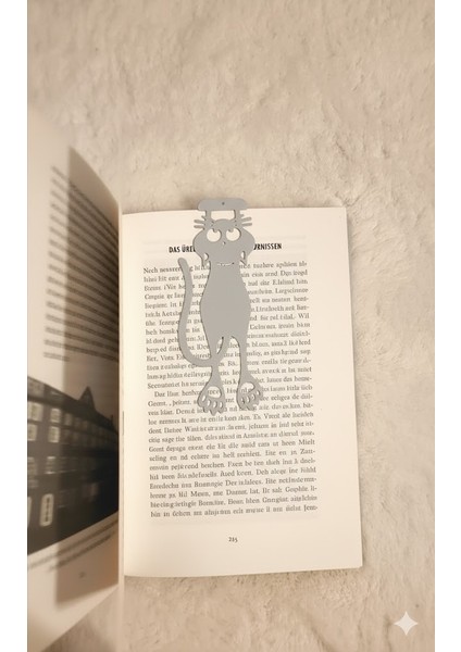 4 Adet Sevimli Kedi Figürlü Kitap Ayracı modelleri
