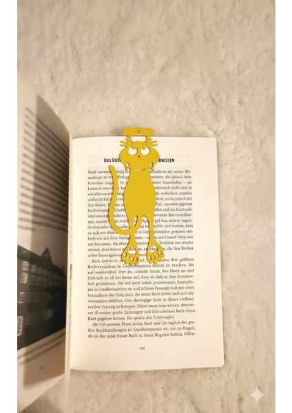 4 Adet Sevimli Kedi Figürlü Kitap Ayracı