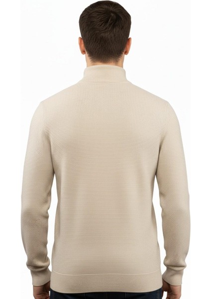 Erkek Yarım Balıkçı Kazak Triko Klasik Kalıp 5240B BGL-ST04856 modelleri